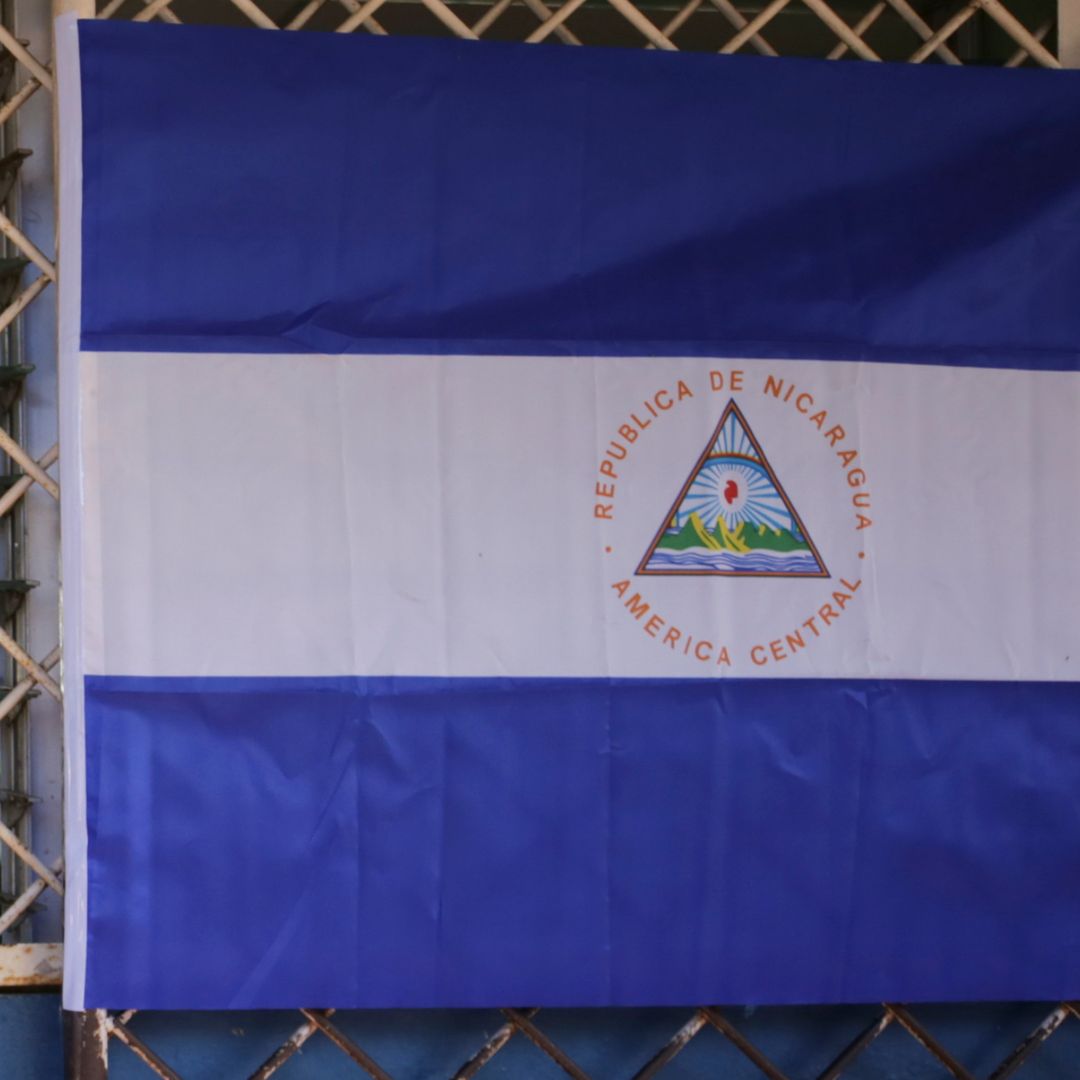 Bandera de Nicaragua. Foto: AP/ archivo